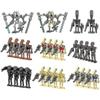 Pachet 28 buc Soldați de Bătălie, Generali și Droizi cu Arme Set Minifigurine, Blocuri de Construcție Figurine de Acțiune Jucărie Cadou pentru Copii FBO 26s