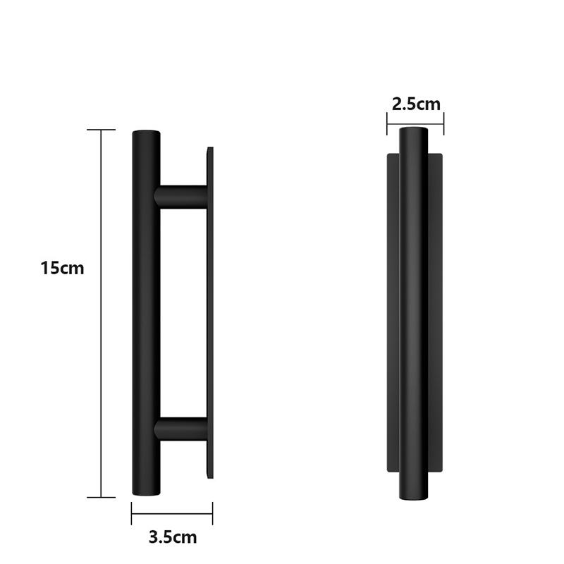 2Pcs Abs Door Handle Self-Adhesive Punch-Free Door Knob Wardrobe Cabinet Drawer Cupboard Handlebar Home Furniture Hardware