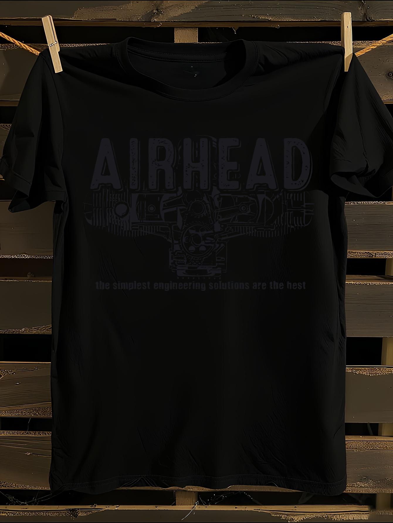 Винтажная футболка Винтажная Airhead Боксер Двухцилиндровый Мотоцикл... S