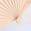 Wooden Folding Fan with Hollow Ribs Chinese Japanese Style Vintage Hand Fan Portable Wedding Dance Party Decorative Handheld Fan