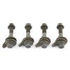 4pcs 14mm Steel Adjustable Camber Bolt Kit for Vehicle Wheel Alignment Camber Correction Cam Bolt Set