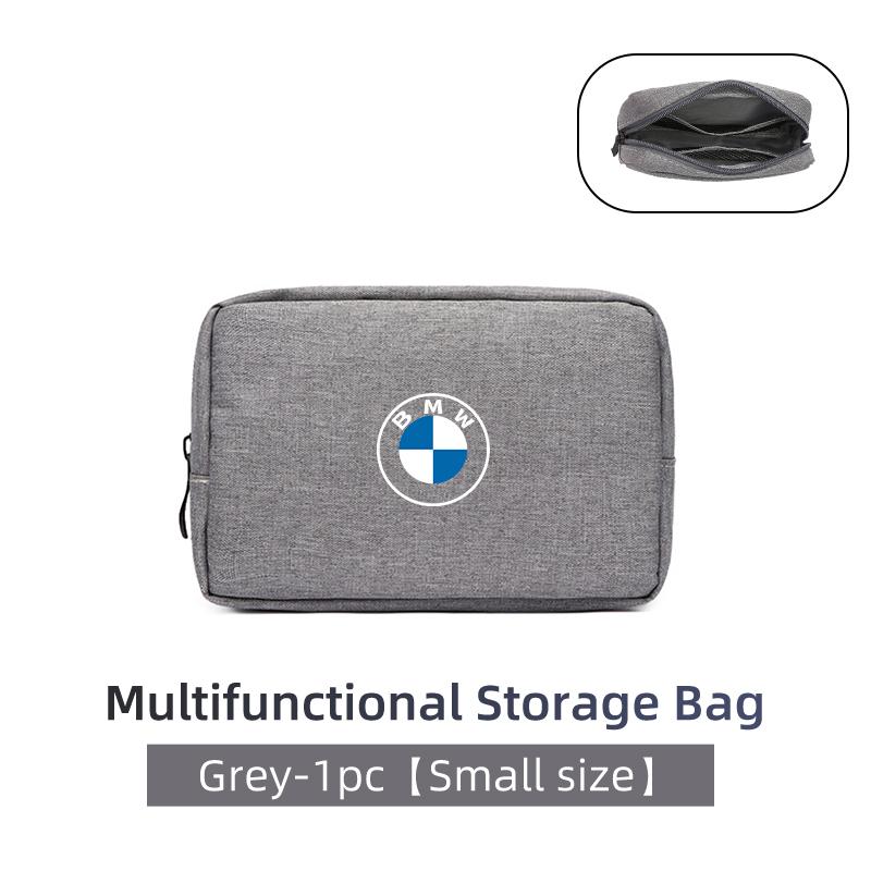 QAED6 For BMW Car Digital Data Line Box Travel Organizer Trunk Storage Bag E90 E60 E46 E39 F30 F10 E87 X3 X4 X5 X1 G30 G20
