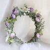 Forest Flower Crown Festival Wedding Floral Headpiece Trendy Flower Headbands  for Women Girls