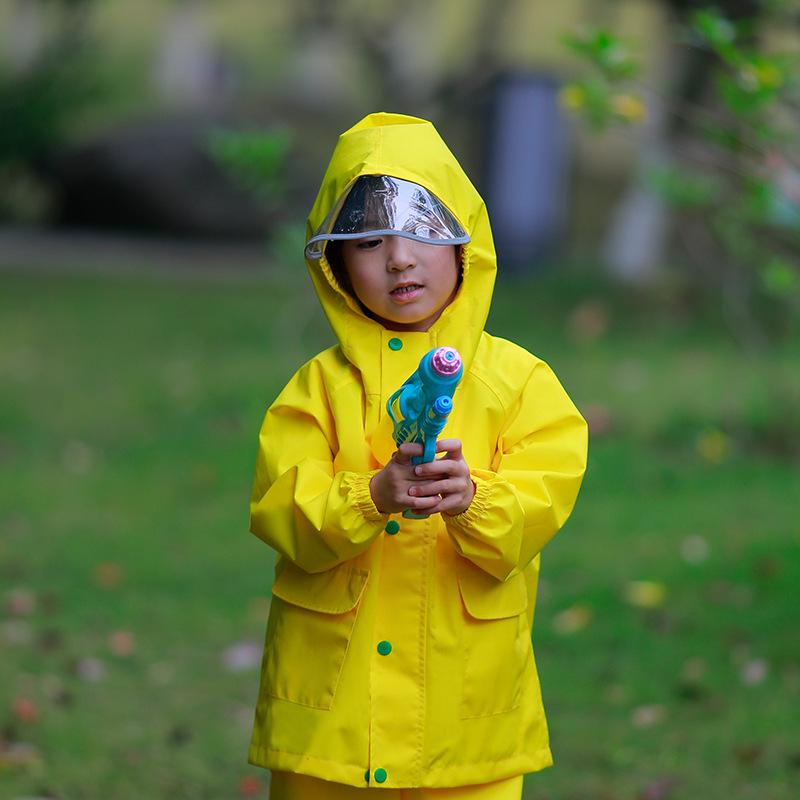 Kids' Waterproof Cape-Style Raincoat: Girls & Boys, Kindergarten Wear, Single-Wear Jacket