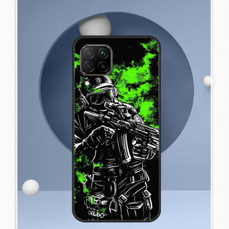 Army Soldier Special Forces For Huawei Nova Y91 Y60 Y70 Y72 Y90 Y61 12s 12i 11i 8i 10 9 SE P20 P40 Lite P30 P60 Pro Case