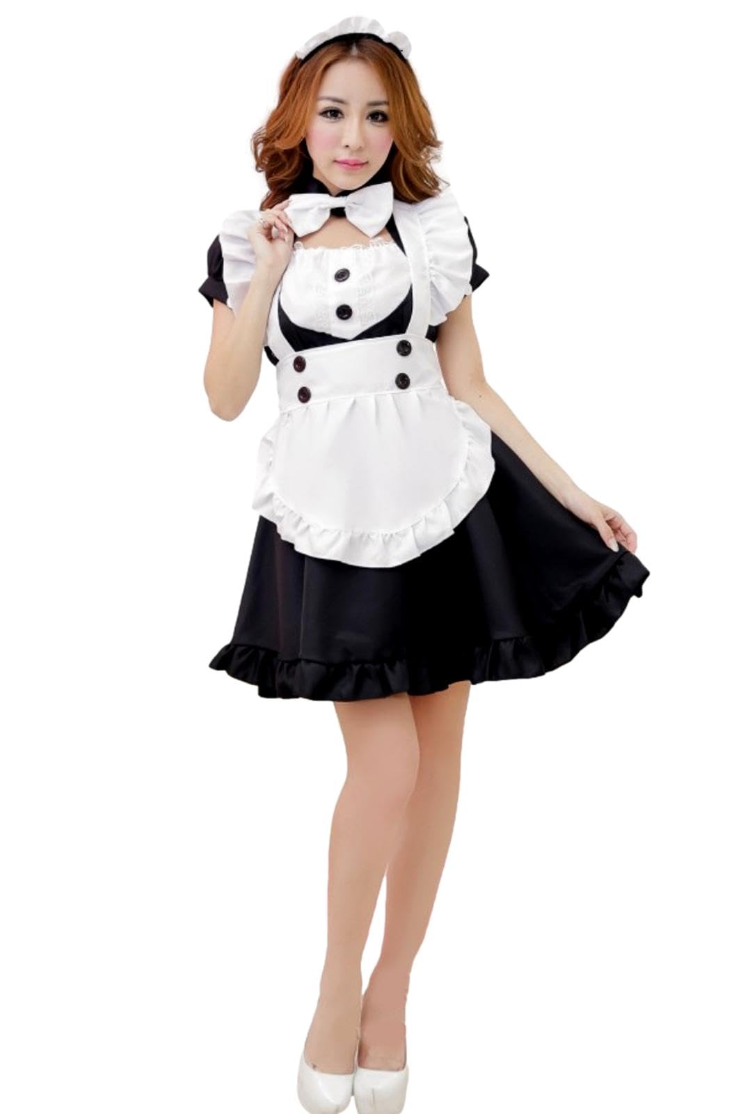 

Нетканый материал Милый Лолита Короткий для Культурной Школы Горничная Культурная Сцена HBS016 Размер Костюм, Косплей, Платье, Рукав, Униформа, Фестивали, Фестивали, чёрный