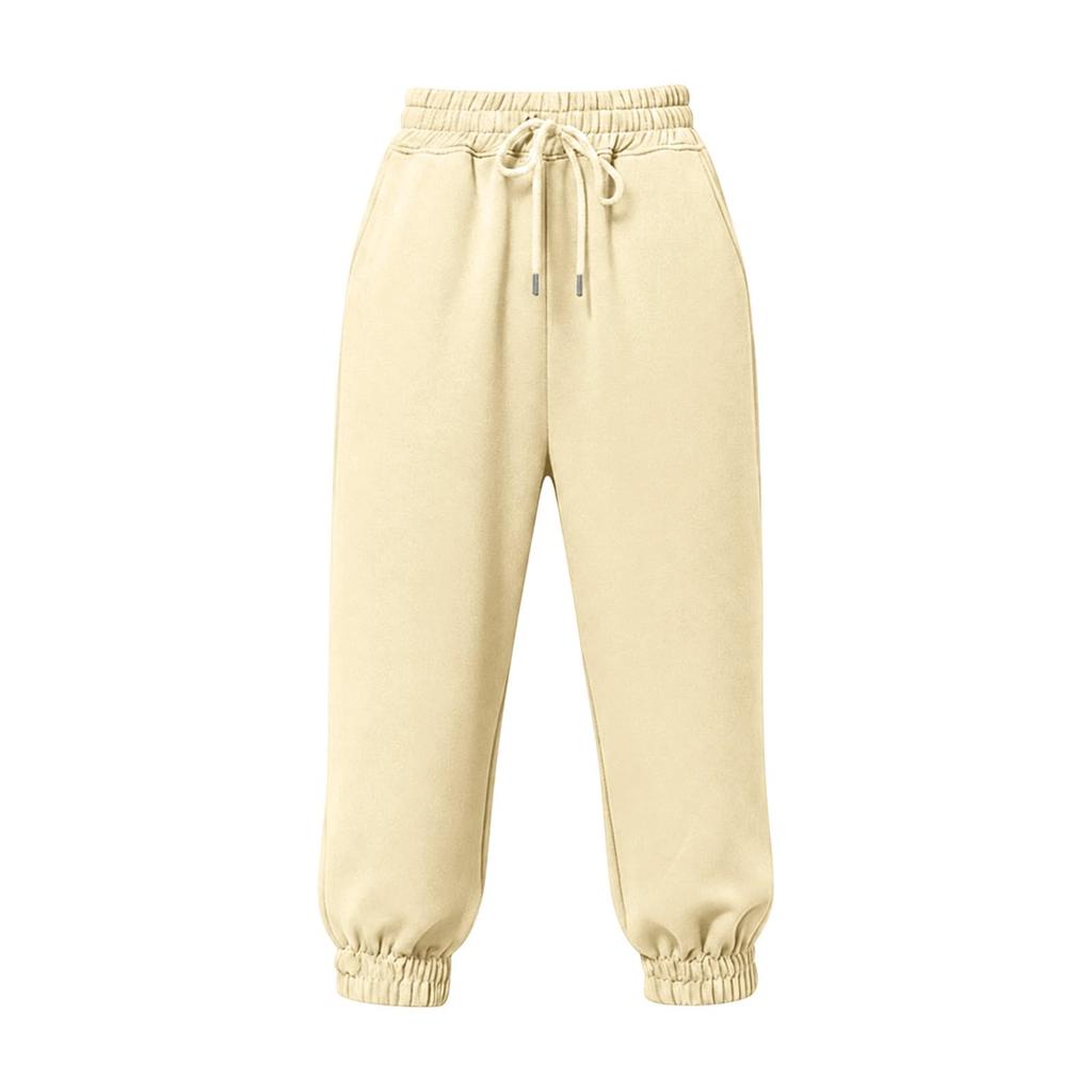 Women's Loose Fit Joggers with and Pockets, Elastic Cuffed Hem, Casual Sweatpants