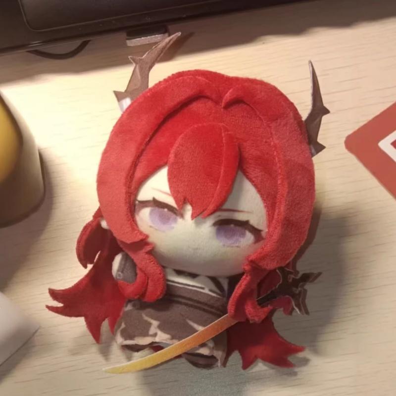 10cm Arknights Shu Plüschtier Niedliche Mini-Stofffigur Cosplay Dekoration Fans Geschenk