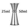 Multiple Size Stainless Steel Bar Cocktail Jigger Bar Measures Cocktail Drink Jigger  Bar Tools Bar Accessories
