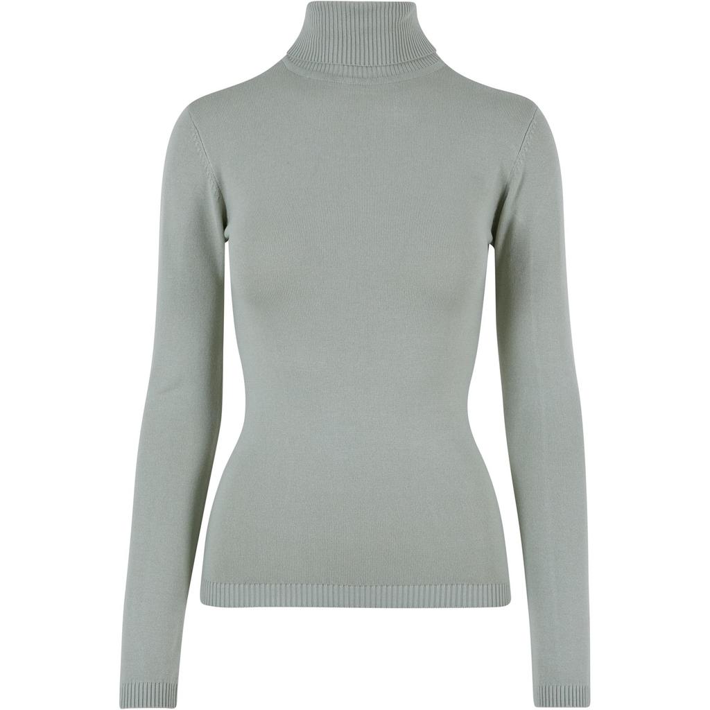 Urban Classics Womens/Ladies Knitted Turtle Neck Sweatshirt