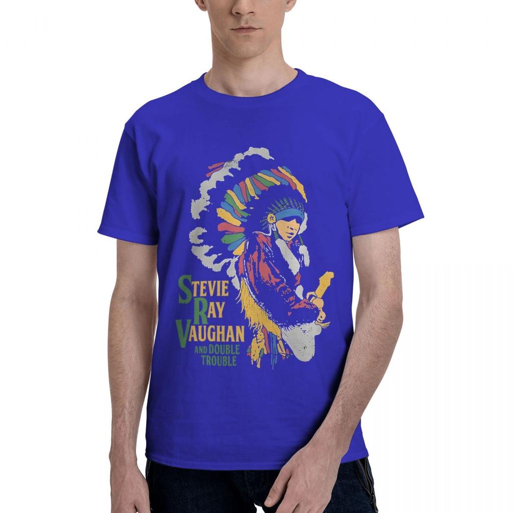 Stevie Ray Vaughan Unisex 100 Cotton Casual Breathable Confortable Tshirt Funny Mens TShirt Graphic Tee