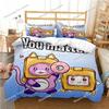 Cute L-Lankybox Bedding Sets 3D Printed Quilt Cover and Pillowcases Foxy Boxy Duvet Cover SingleDoubleQueenKing