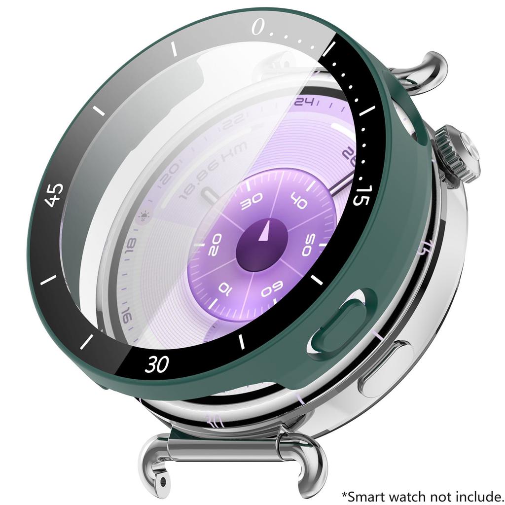 PC+Tempered Glass Case for Huawei Watch GT6 46mm Full Cover Screen Protector Bumper for Watch GT6 41mm Protective Accessores