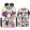 Dandy'S World Student School Bag Dandy'S World Cartoon Cute Backpack Three-Piece Set Satchel Bag Pencil Case