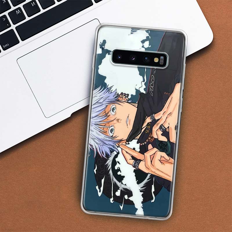 Jujutsu Kaisen Gojo Satoru Phone Case For Samsung Galaxy M21 M12 M31S M32 M51 M52 Note 20 Ulte 10 Plus 9 8 J4 J6 + J8 M11 F52 F6