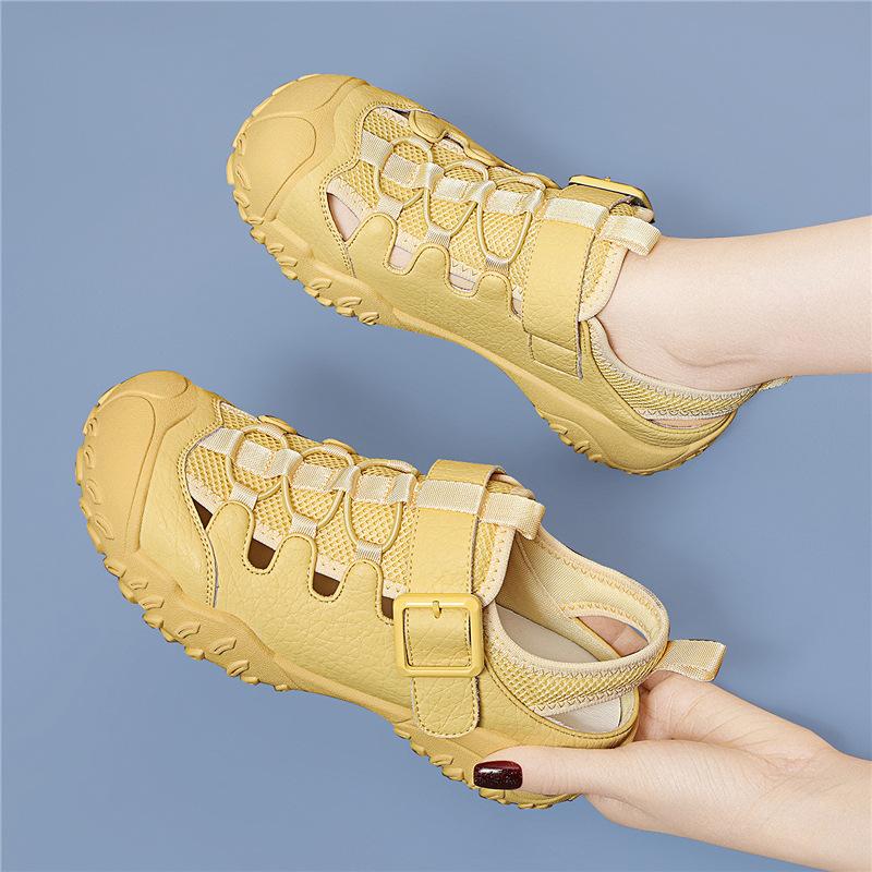 Women's Sandals Summer New Mesh Breathable Outdoor Casual Shoes Non-slip Casual Shoes Sneakers In Stock