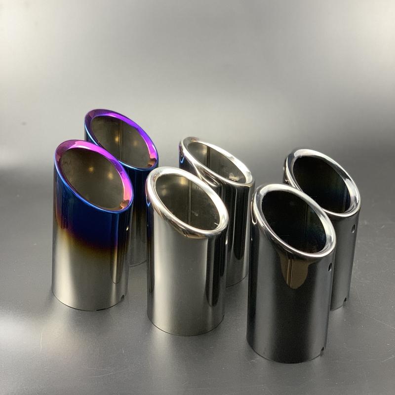Car Exhaust Pipe Cover For Volkswagen Jetta POLO Golf GTI R20 R36 EOS Scirocc Variant / Skoda Octavia Fabia Rapid Superb Yeti