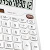 Large Button Desktop Calculator Silent Button LCD Display Multifunction Battery Powered for Office and Financial Use