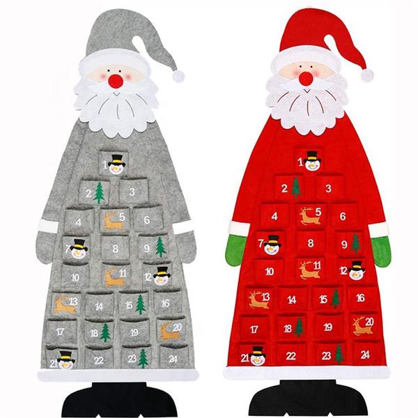 DIY Home Decoration Felt Christmas Tree Set Wall Hanging Children s Felt Craft Kits for Christmas зелёный