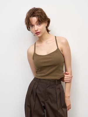 Bra Feel 2 Way Cropped Camisole