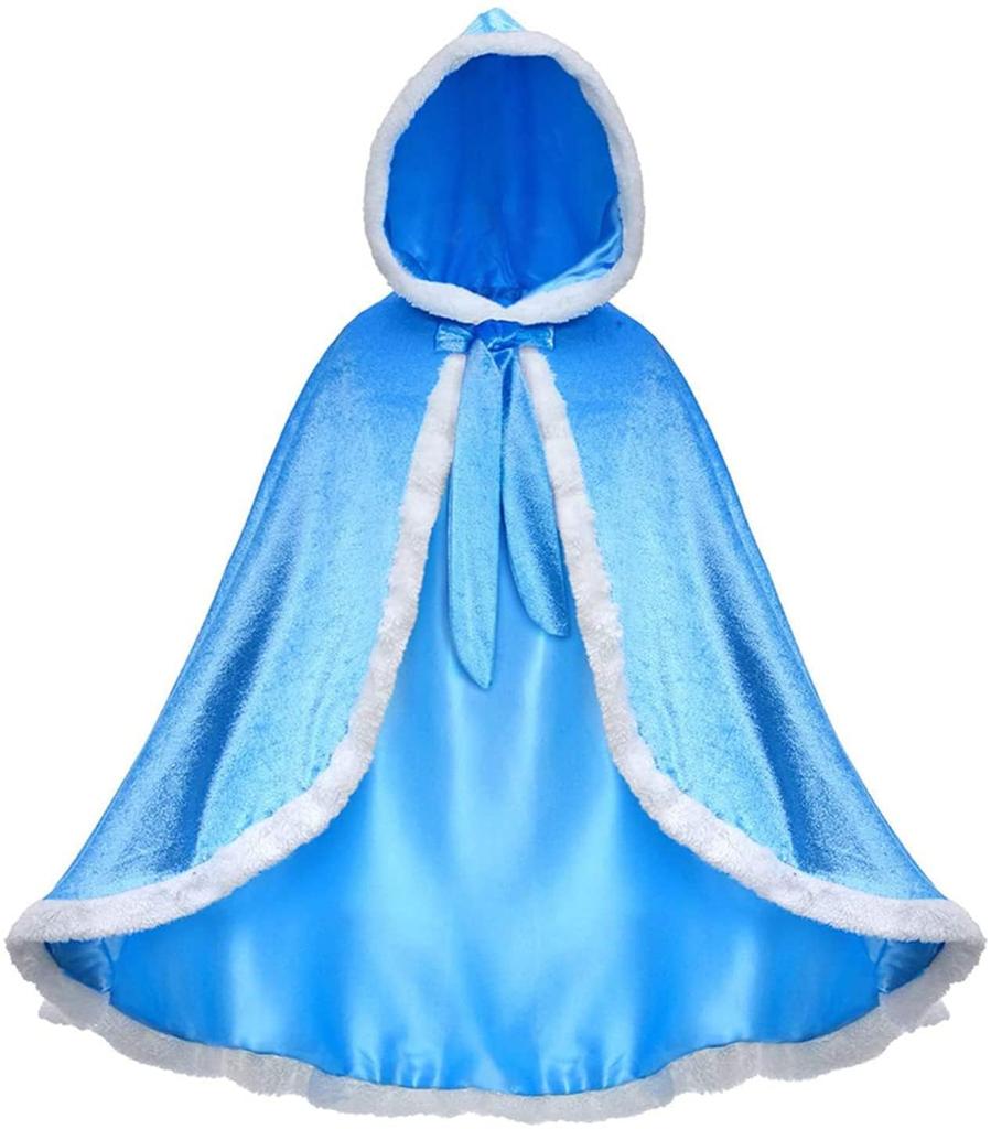 LONTG Hooded Princess Long Perfect for Christmas and Perfect for Boys and Kids' Cape, Costume, Cape, Poncho, Cosplay, Performances, Halloween,