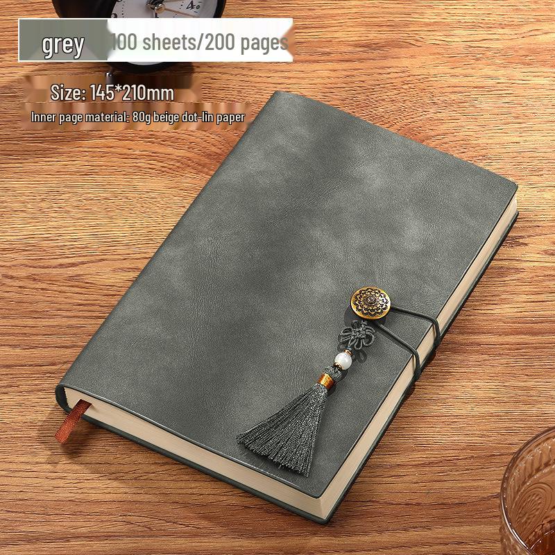 A5 Soft Leather Suede Diary with Custom Logo & Gift Box