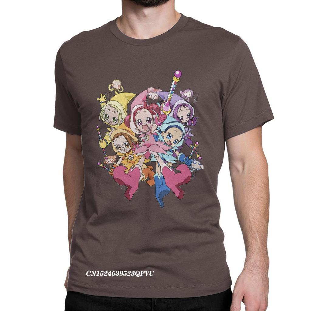 Men Women's Ojamajo Doremi Tshirt Magical Angel Cute Kawaii Anime Girls Clothing Harajuku Round Neck Tees T-Shirt