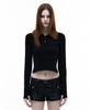 Opeoseu0012 Op. 07 Faux Blair Collar Long Sleeve Black