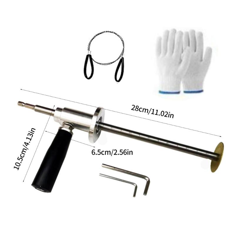 Inside Pipe Cutter for PVC Pipe Inside Pipe Cutter with Handle Stainless Steel Internal Pipe Cutter Tool Set Adjustable