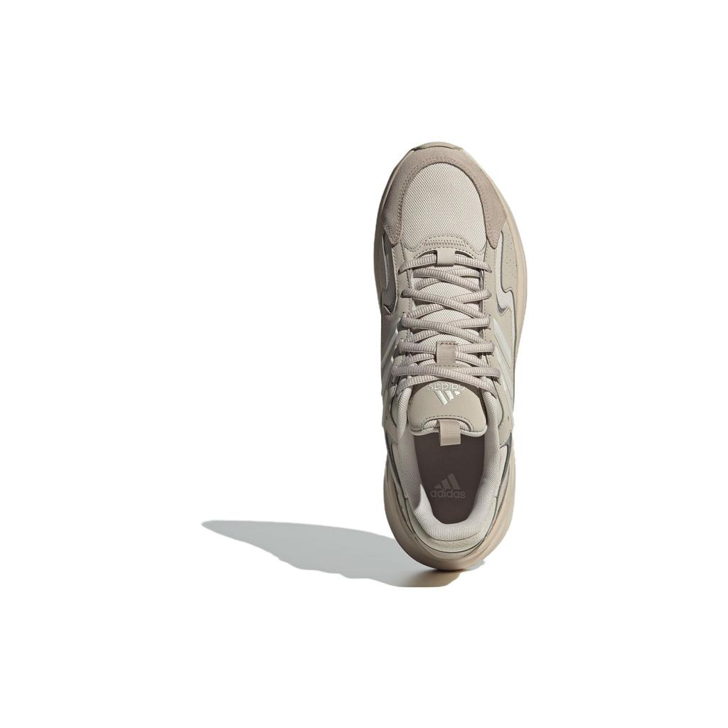 Adidas Ozwave Fabric Comfortable Low-Top Lifestyle Shoes Unisex Sneakers Khaki IE6055