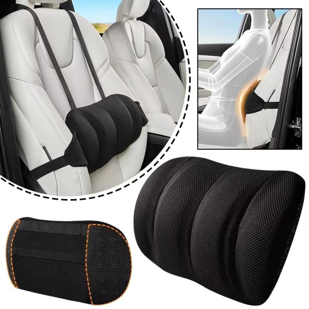 Breathable Mesh Lumbar Support Cushion Memory Foam Back Support Pillow For Home Seat