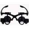 5x/15x/20x/25x Binocular Magnifying Lens, Wearable Magnifying Glass with LED Light Illumination, Magnifying Glass Tool Set.