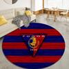 Mks Pogoń Szczecin Cool Round Area Rug,Carpet Rug for Living Room Bedroom Sofa Playroom Decor,Non-slip Floor Mat Q0026