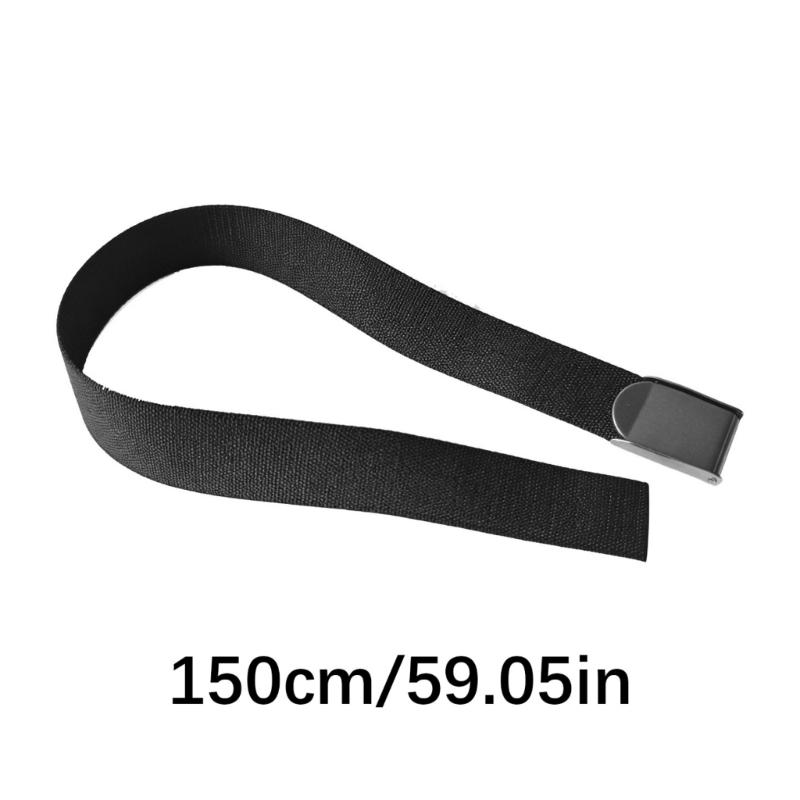 Schnorchel-Trainingsgewichtsgürtel für Wassersportausrüstung, 1,5 m verstellbares schwarzes Band mit schnell zu öffnendem Metallverschluss für die Übungsanpassung