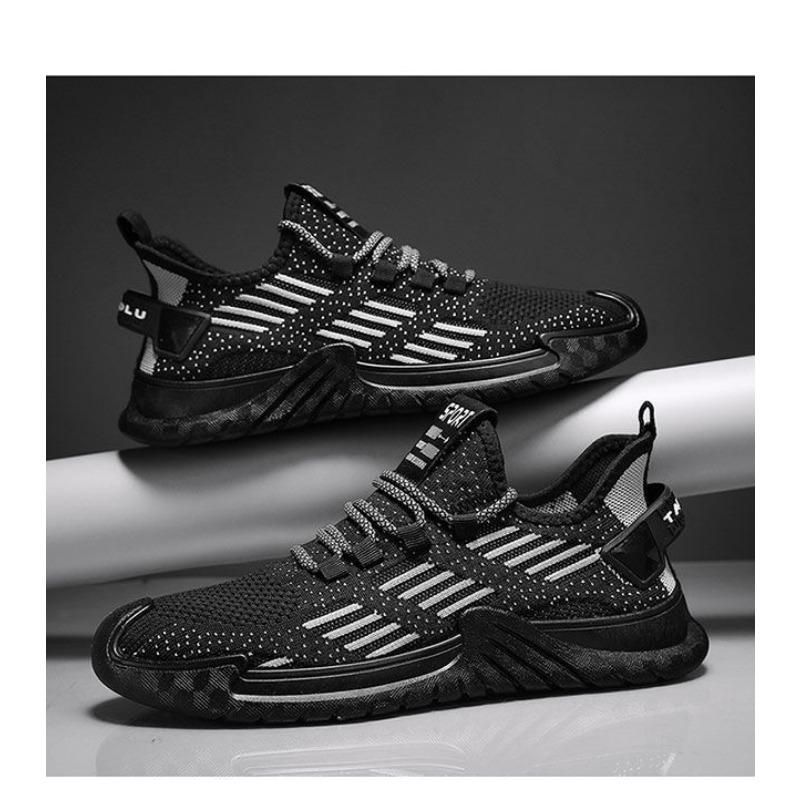 Men's Breathable Fly Woven Mesh Sports Shoes for Students, Casual Running Shoes