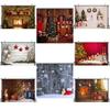 Photo Christmas Photography Props Background Cloth Vinyl Backdrop Xmas Studio