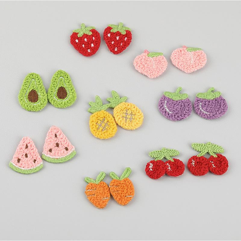 Filato a Maglia Frutta Tessuto Fai da Te Accessori per Capelli Bambini Vestiti Cappelli Calzini Accessori Decorativi