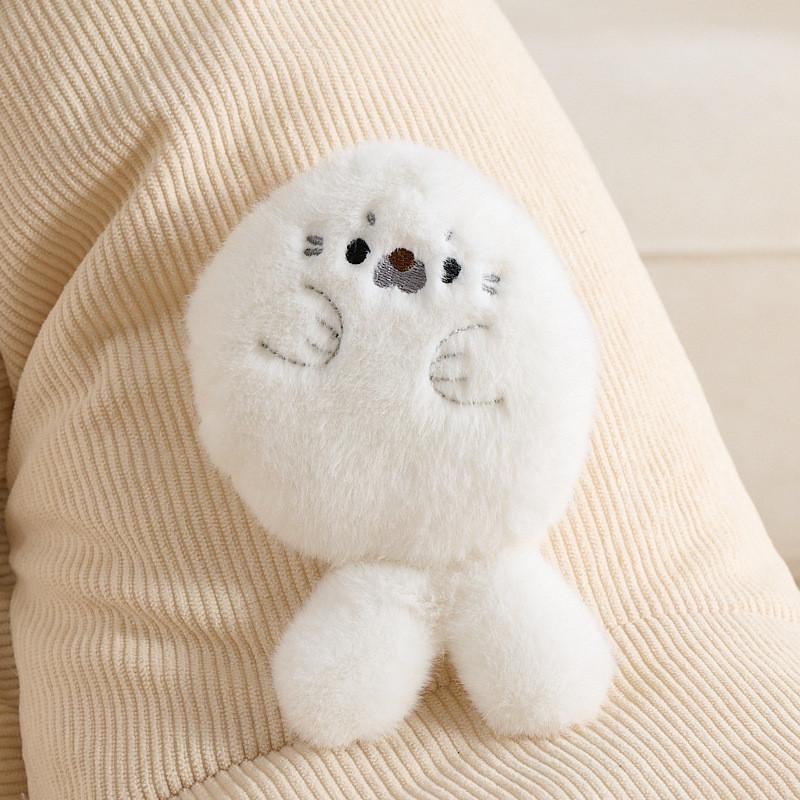 Marine And Food Series Cartoon Plush Refrigerator Magnets With Polyester Filling For Kids And Baby Room Decor