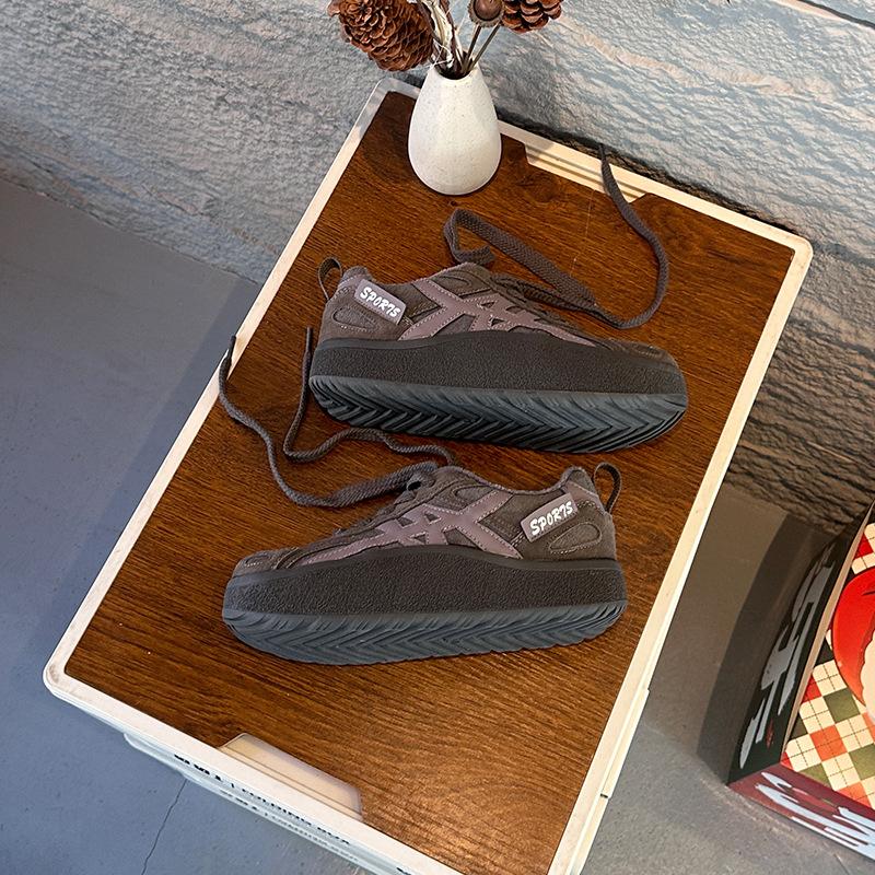 Dad shoes women s spring sports heightening German training shoes casual board shoes inner heightening-CM women s shoes spring 35