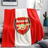 1PC Arsenal F Patterned Flannel Blanket Suitable For All Seasons for Home Decor Warmth and Comfort Gifts Holiday Present