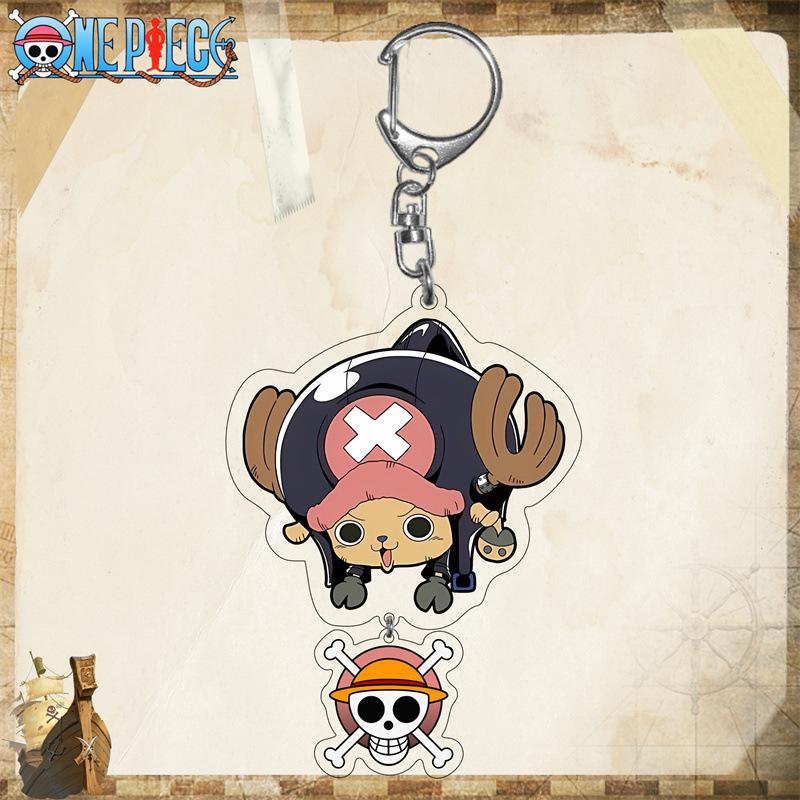 One Piece Luffy Acrylic Keychain - Chopper, Zoro, Anime/Manga, 2D Acrylic Keychain/Cartoon Keychain Gift