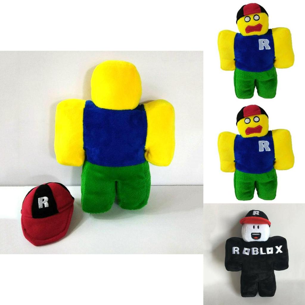 Nou Pluș Clasic Roblox Păpușă Moale Umplută Cu Pălărie Roblox Detașabilă Pentru Copii Cadou de Crăciun