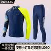Herren Rash Guard Set UV-Schutz Langarm Badebekleidung Surfen Schnorcheln Tauchen Wassersport