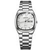 Watch Fashion Men'S Watch Square Calendar Quartz Watch Steel Belt Watch Luminous Versatile