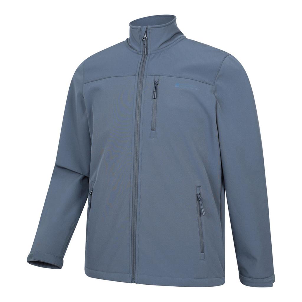 Mountain Warehouse Mens Grasmere Water Resistant Soft Shell Jacket