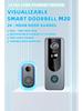 Wireless Video Doorbell with Two-Way Intercom, Wide-Angle HD Night Vision, and Smart Graffiti Monitoring