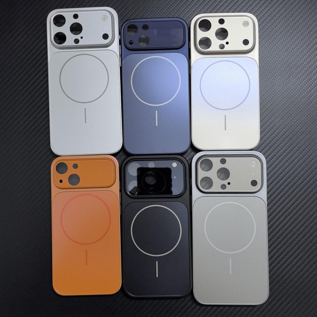Custodia Magnetica per iPhone 17 Compatibile Transfrontaliera con Sensazione al Tatto di Pelle Opaca, Copertura Completa, Protezione Anti-Caduta per Apple 16 Pro Max