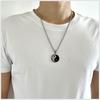 Yin en Yang Corrosie Ketting Hip Hop Tai Chi Bagua Titanium Staal Hanger