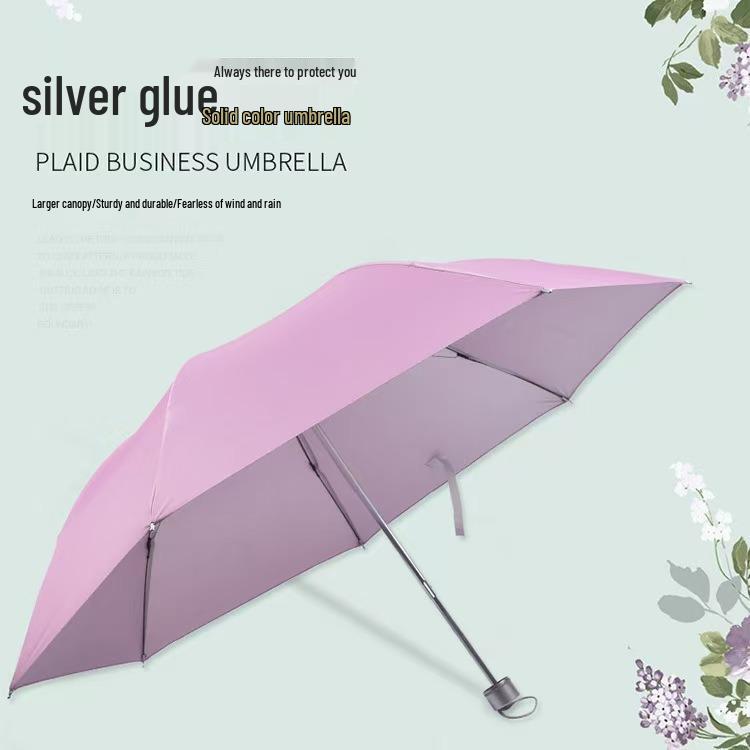 Kreativní slunečník s dvojím použitím se stříbrnou vrstvou: Manuální Dárkový Reklamní Deštník s Logem Slunečník