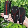 Silicone Car Key Case Keychain for BYD Formula Leopard SUPER 5 Ultra 8 Titanium 3 9 Fang Cheng Bao Shell Holder Fob Accessories